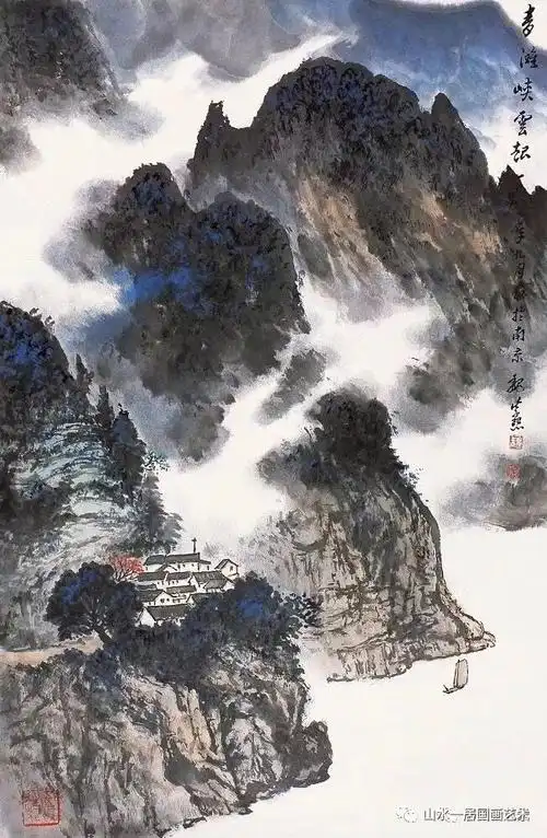 魏紫熙百幅精品山水画欣赏