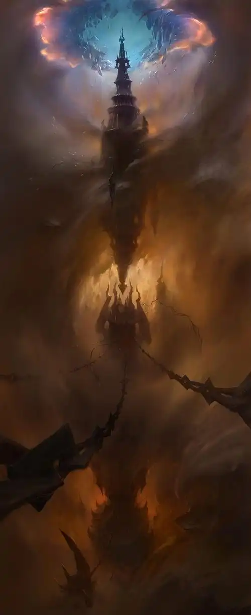 魔兽世界9.0原画,5大新地图各具特色,晋升堡垒套装简直帅炸