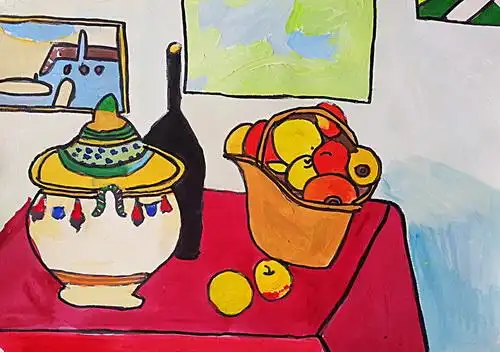 静物小品/少儿绘画作品/儿童画/网络美术馆_中国少儿美术教育网