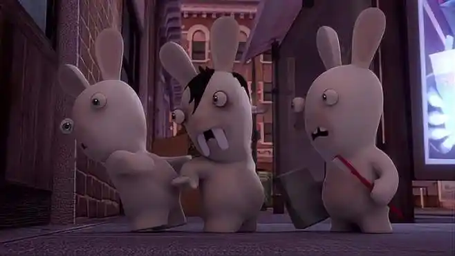 疯狂的兔子:吸血兔咬了兔子一口,就被疯兔家族用锤子砸了-母婴亲子