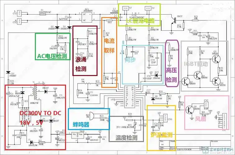 典型的电磁炉电路原理图(含原理剖析)
