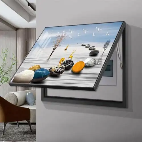 电表箱装饰画客厅餐厅装饰遮挡弱电开关配电箱电闸箱外盖盖板挂画