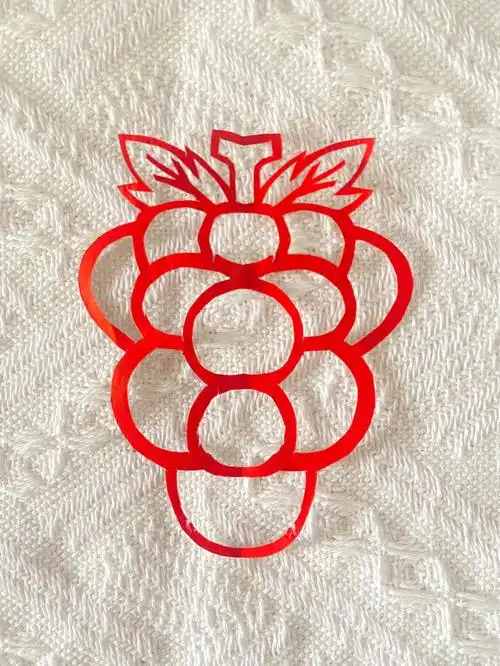 剪纸窗花  #窗花剪纸  #非遗  #传统文化 #非遗传承  #山竹  #水果