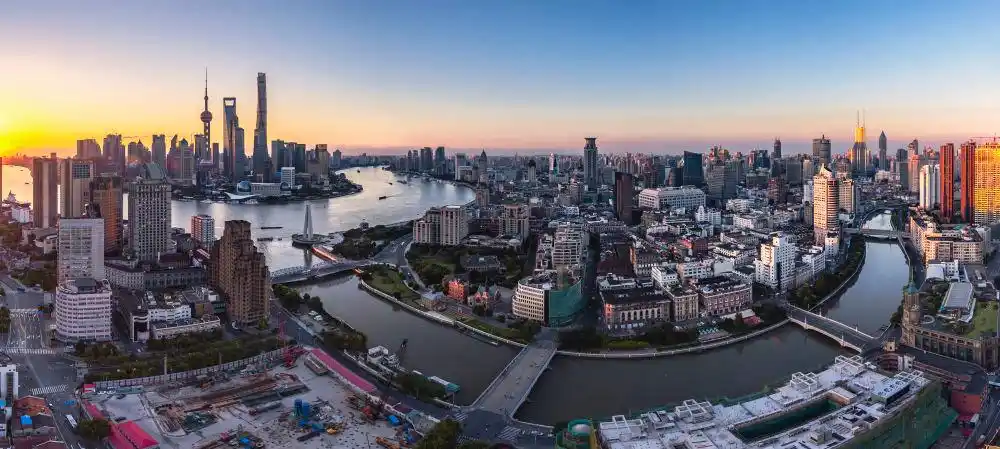 清晨俯瞰苏州河.杨帆摄