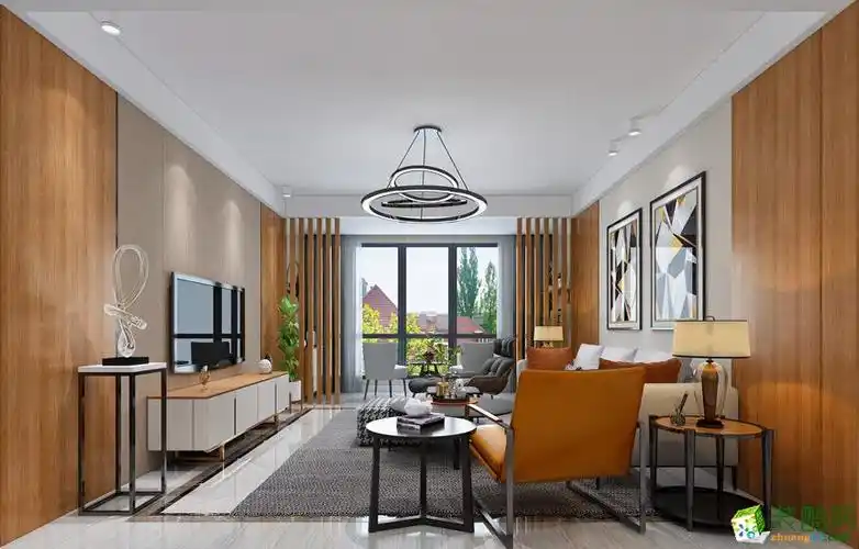 衡阳金空间装饰-80平米现代简约两居室装修案例