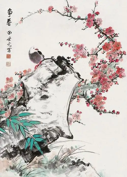 花鸟画大师田世光作品欣赏!赏心悦目!