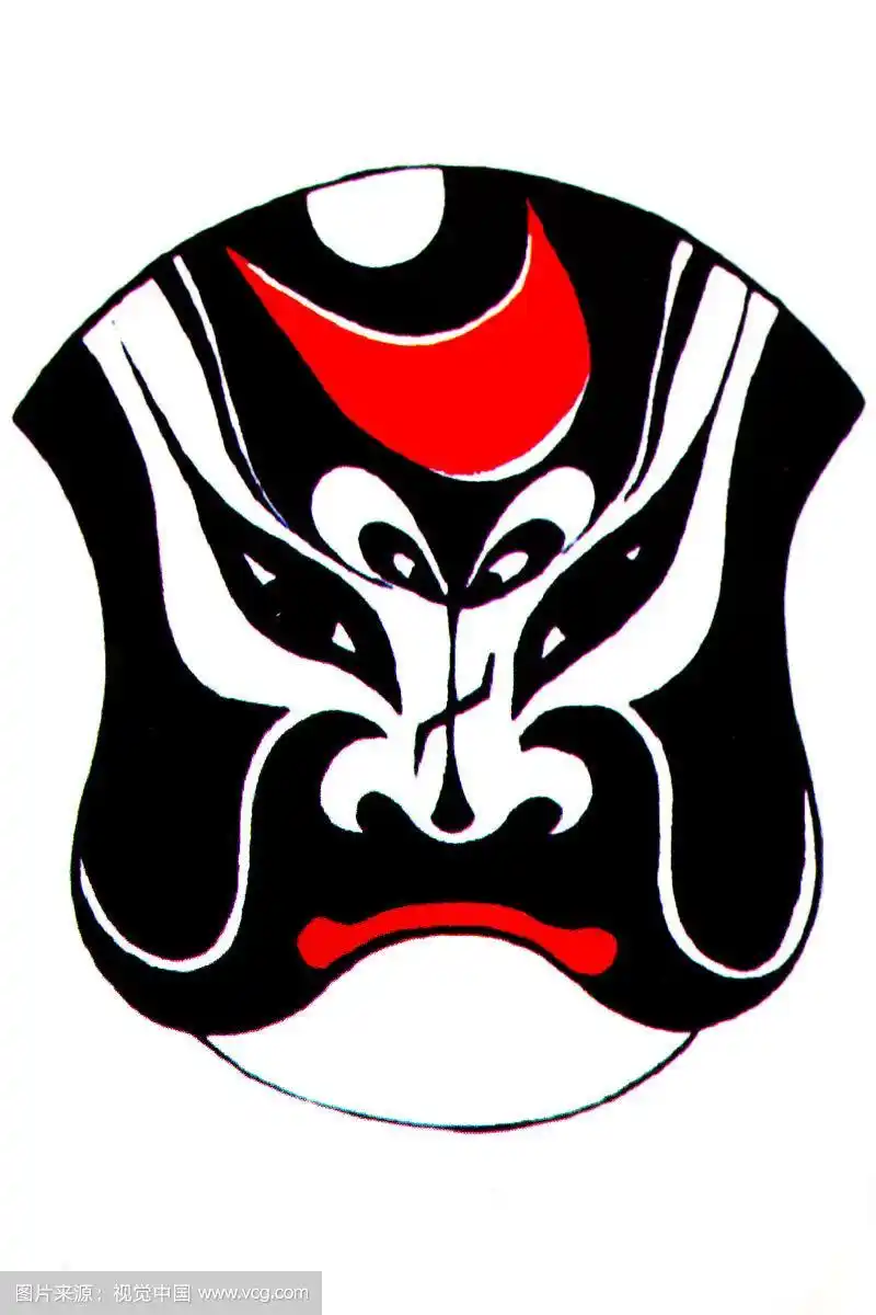 中国传统脸谱文化-包公脸谱