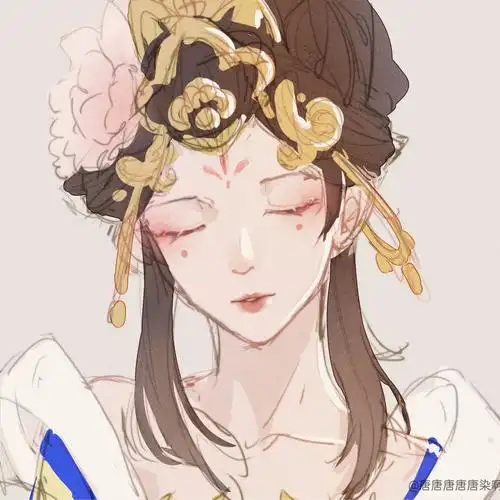 同人绘画杨玉环情从何起方能一往而深