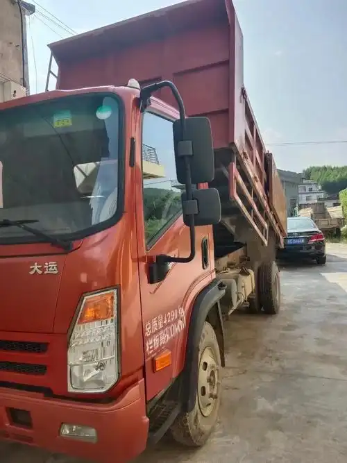 19年蓝牌大运自卸货车,170马力,8档,4.2/2.2车厢 - 抖音