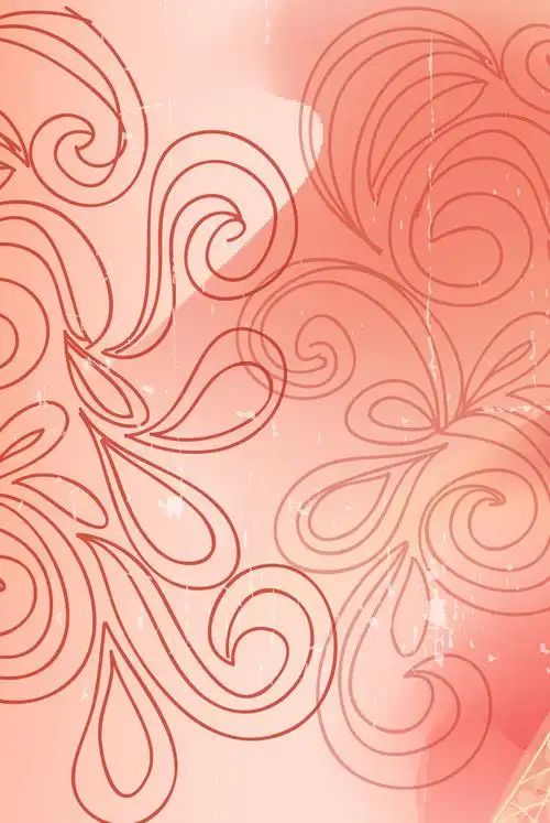 水彩渲染简约花纹免抠素材免费下载_觅元素51yuansu.com