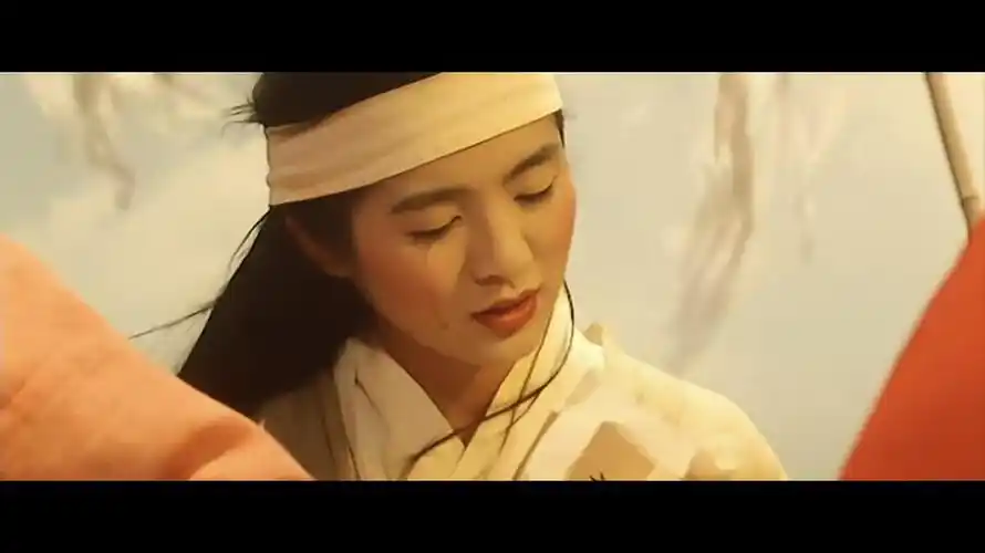 徐克的梁祝,祝英台被大雨洗尽铅华之后,素净的脸好美