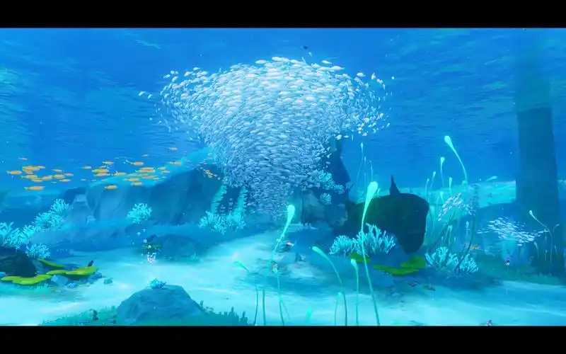 【枫丹景色】赛洛海原 | 回环的鱼群 | 旅行者,还请你驻足 | 4k纯享