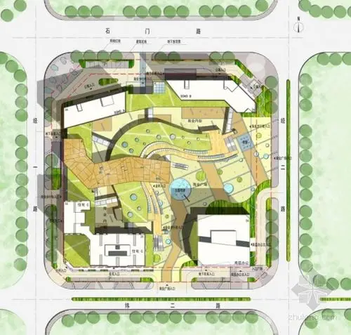 [方案][安徽]商业区规划及单体设计方案文本