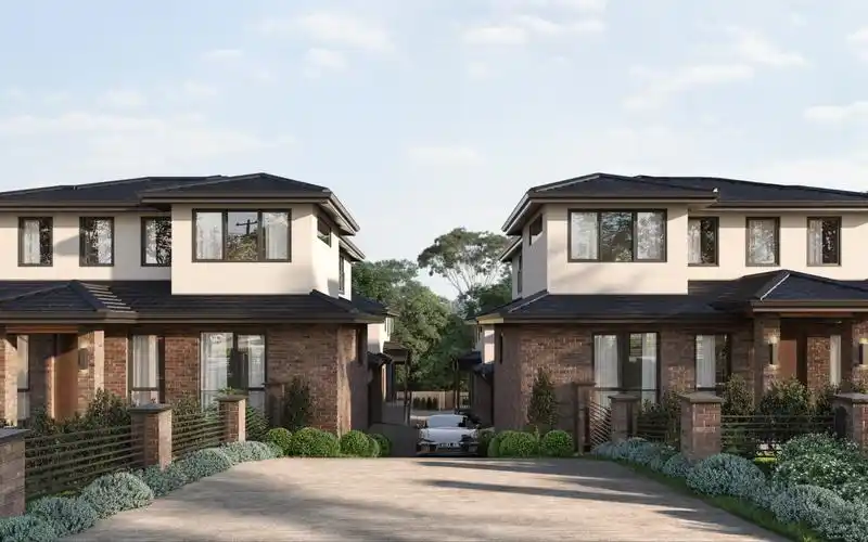 墨尔本nunawading的联排别墅4室25卫不到130万独立不连墙