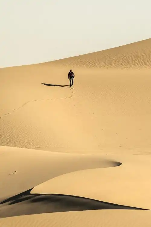 光影者的风光摄影沙漠vsco沙荒地#沙丘脚印孤独的冒险独行侠嵘岩关注