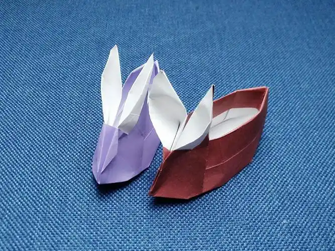 小兔子收纳盒折纸小课程