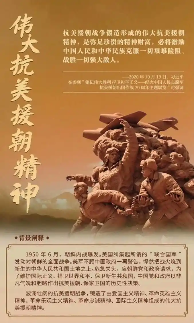 【一起学党史】伟大抗美援朝精神