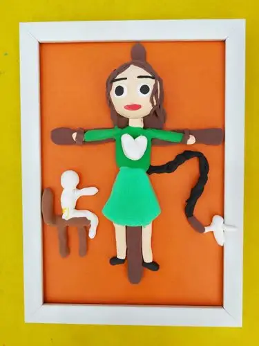 部落美术顺驰校区手工人物设计合集