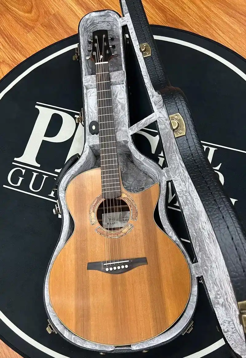 白川"白川与鲸"系列手工吉他.手机实物直拍:白川手工吉他—— - 抖音