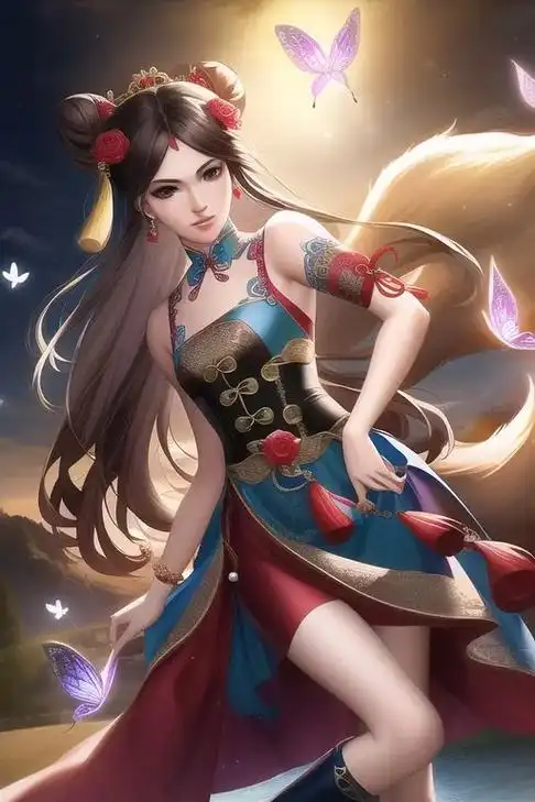 九尾妖狐,小妲己来咯.#美好予你 #给你全世界的美好 #愿所 - 抖音