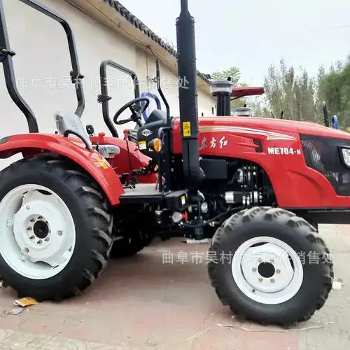 大桥高配置东方红me704拖拉机 8 8梭式换挡大油箱 强压多路阀配重