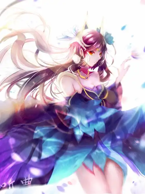 貂蝉新皮肤  终于画完啦