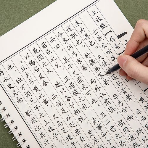 上林赋钢笔字帖全篇硬笔临摹楷书字体手写体司马相如全文男生女生