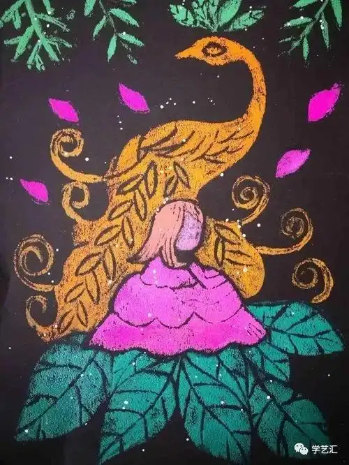 简单到飞起的吹塑纸版画,一定要带孩子学起来