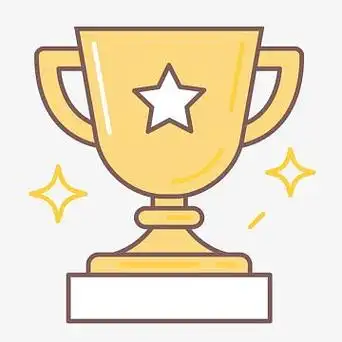 扁平化奖杯png下载