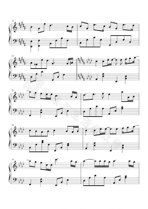 最初的梦想钢琴谱