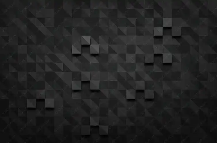 黑色晶体格像素背景素材eps&ai-b