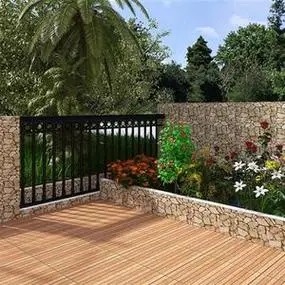 围边石庭院挡土石花坛围挡石踏步石花池收边石文化石室外地砖tb