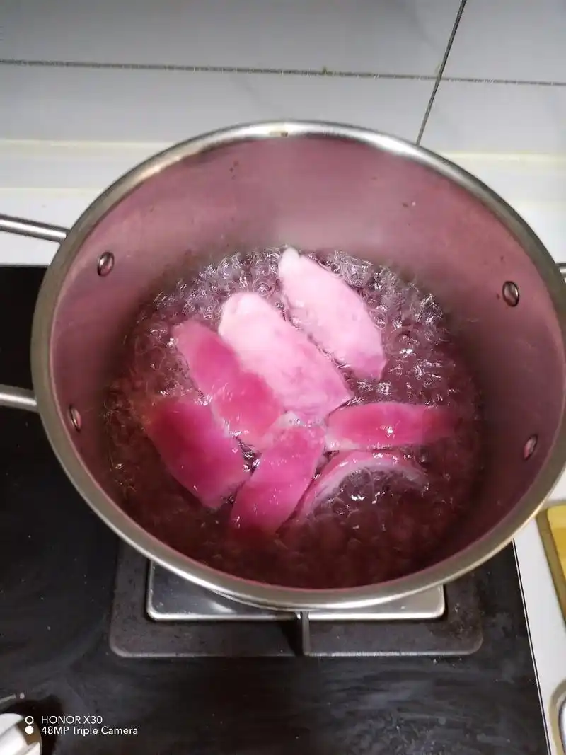 自制手工火龙果果冻# - 抖音