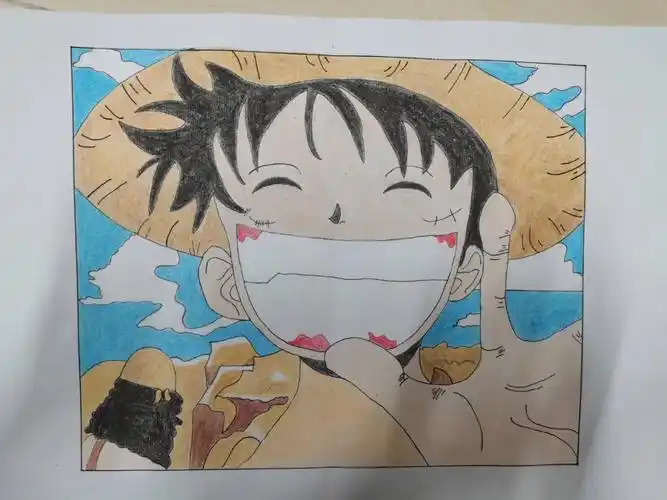 彩铅手绘#动漫人物#海贼王