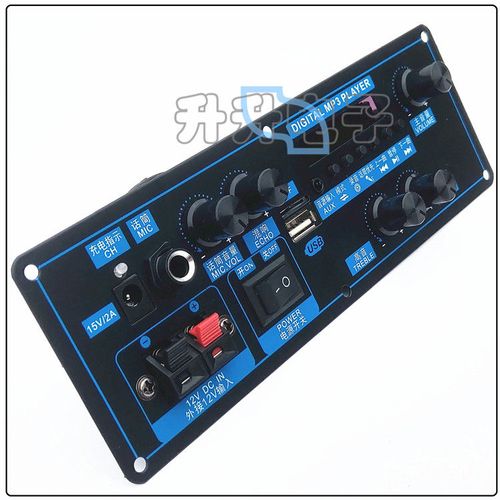 {精选好货}适用于广场舞音箱拉杆户外音响60w功放板12v蓝牙5.