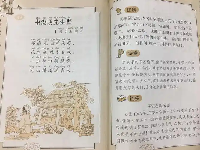 《书湖阴先生壁》