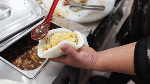 王隘路有家温岭小吃店嵌糕绝了馅料多到跟不要钱似的