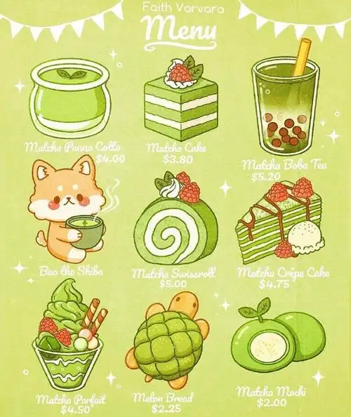 冰淇淋甜品手绘设计图夏日甜品唯美图片大全