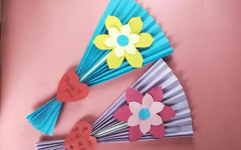 折纸教师节手工花束