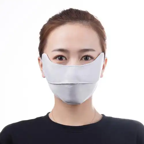 bonnietoni冰丝防晒口罩女夏季薄款透气遮阳全脸护眼角脸罩开车防紫外