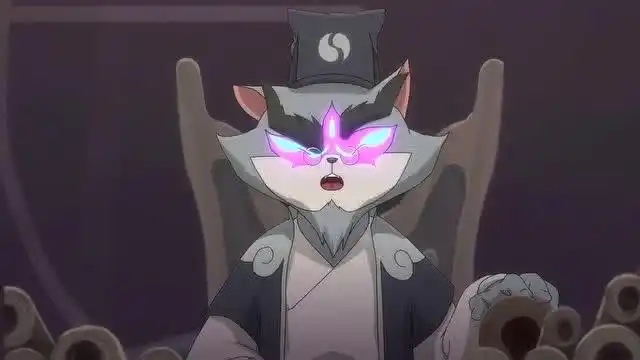 京剧猫:魔化的大毛坐在椅子上,摸着胡须自言自语