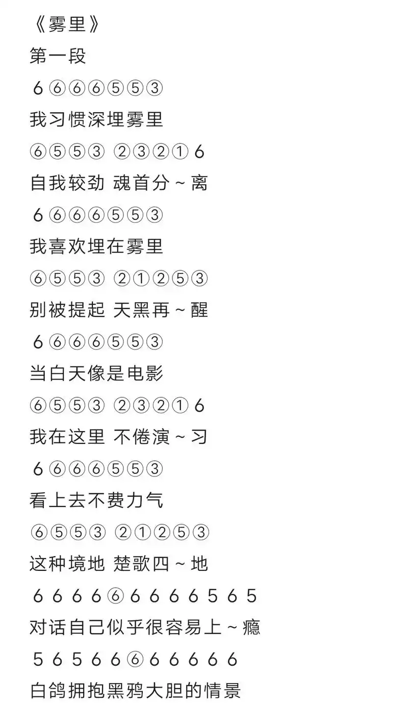 光遇简谱第三百一十九期 #光遇琴谱 #光遇 #雾里 - 抖音