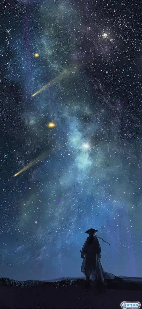 唯美·星空壁纸:若一切都已云烟成星河,愿余生不悲伤