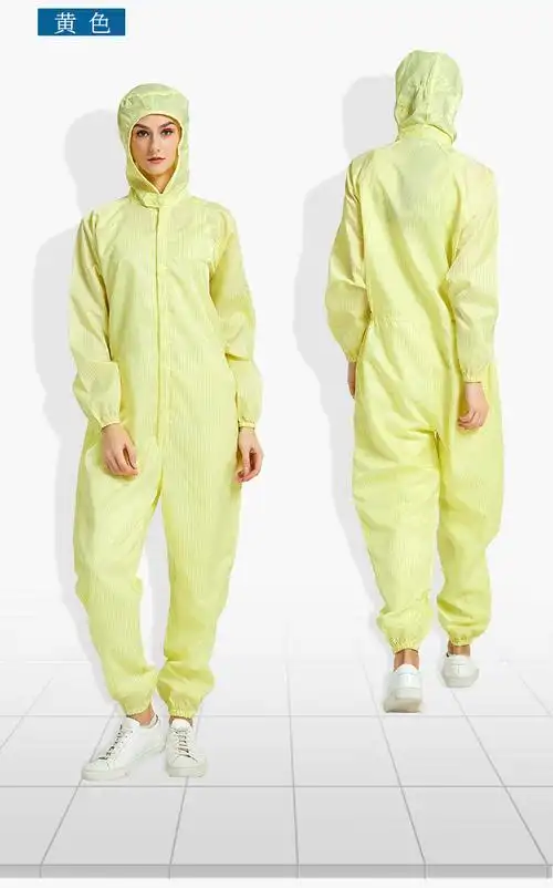 连体服特大码防静电无尘服连体防护防尘电子厂洁净服无尘车间全身sn