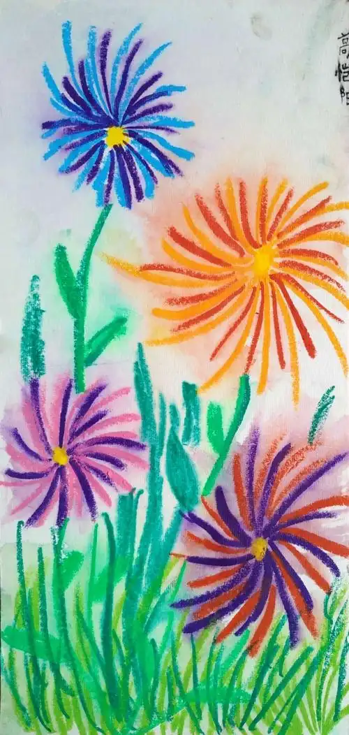 [亚特教育]炫彩棒漂亮的花