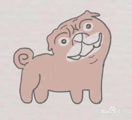 京巴小狗怎么画