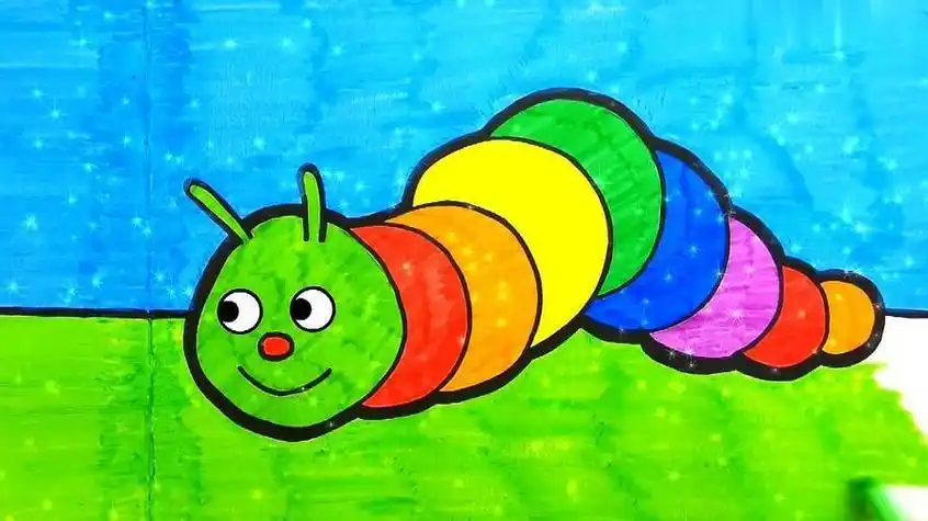 幼儿简笔画简单带彩