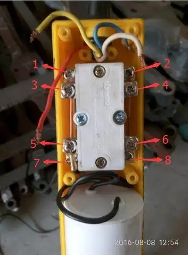 电动升降葫芦的上下按钮手柄四线接线问题