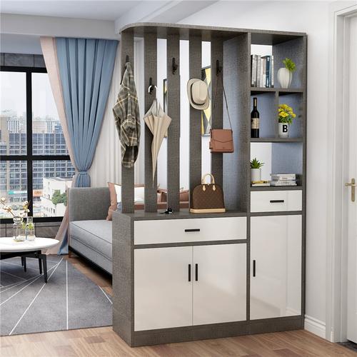 源氏木语双面玄关柜鞋柜一体家用门口隔断柜客厅进门入户屏风轻奢