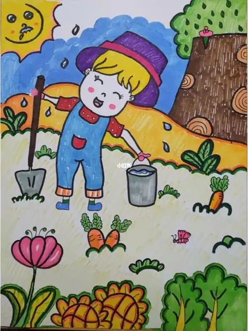 劳动最光荣简笔画